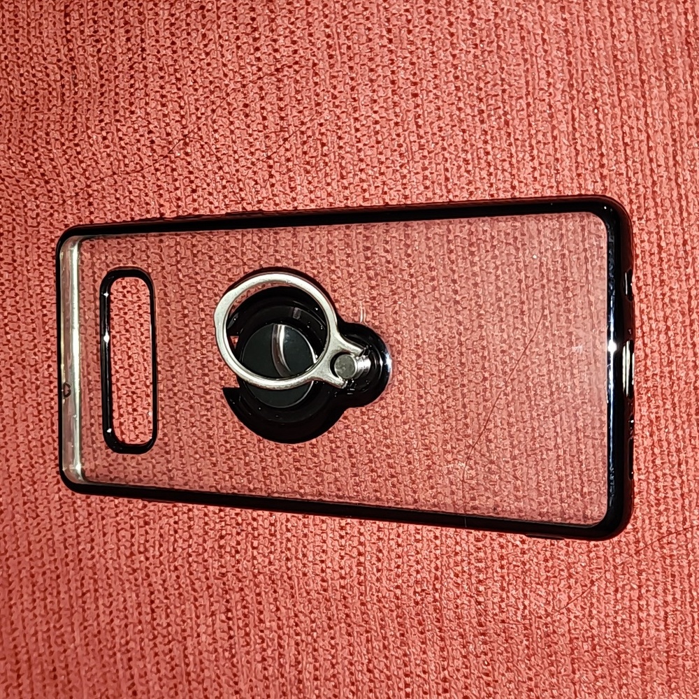 Clear ring case for Samsung S10+